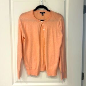Land’s End peach/salmon colored cardigan